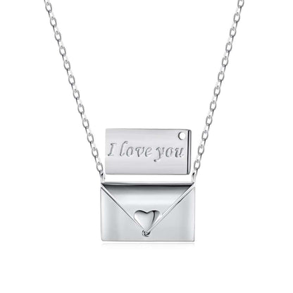 [ORA ]Envelope Heart Shape Mother's Day Necklace