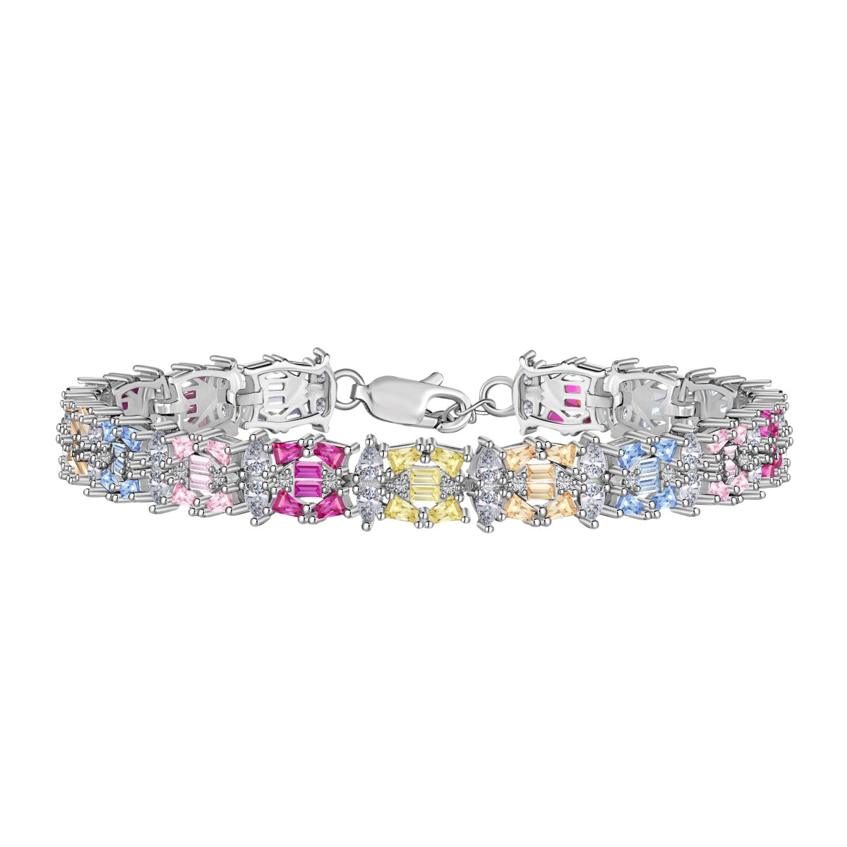 [ORA ]Delicate Colorful Multi Cut Party Bracelet