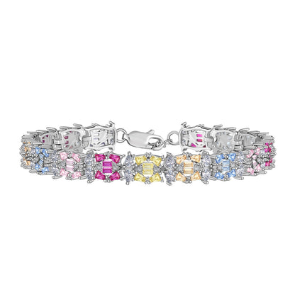 [ORA ]Delicate Colorful Multi Cut Party Bracelet