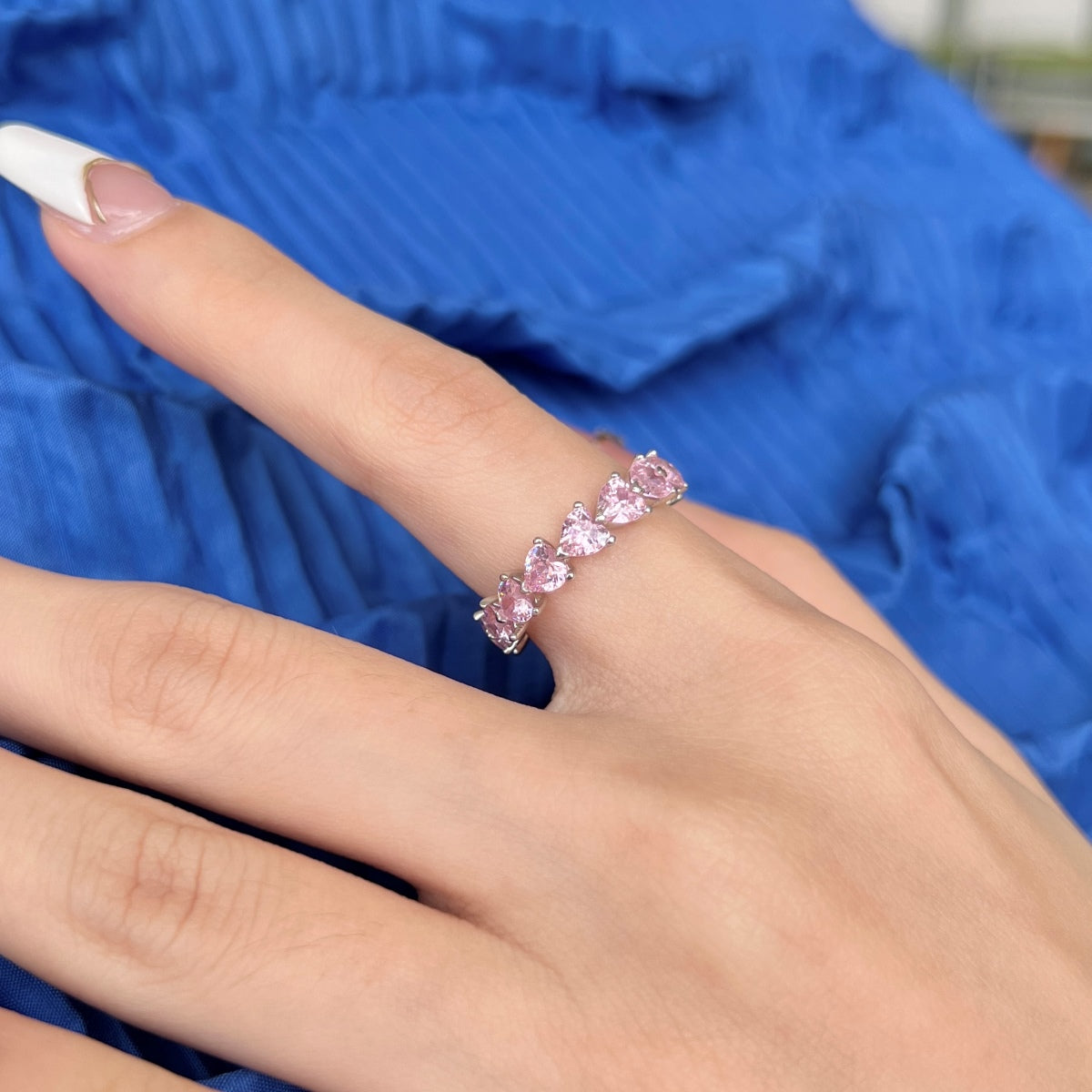 [ORA ]0.25 Carat Radiant Romance Heart Cut Lover Ring