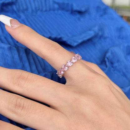 [ORA ]0.25 Carat Radiant Romance Heart Cut Lover Ring