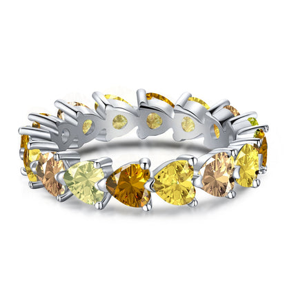 [ORA ]0.25 Carat Radiant Romance Heart Cut Lover Ring