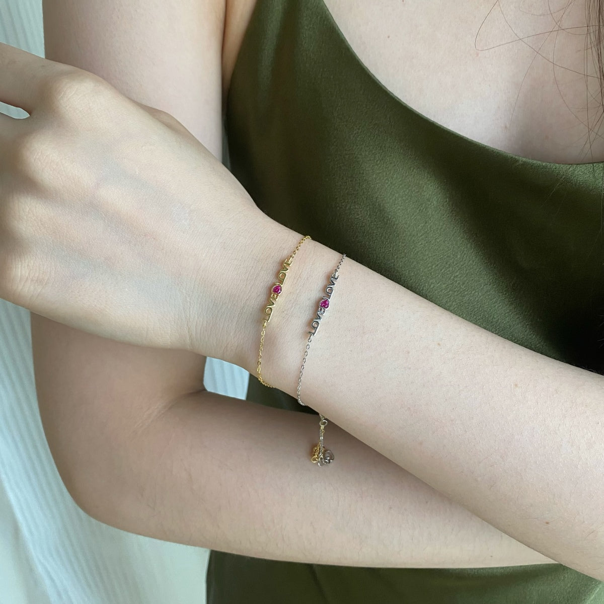 [ORA ]Romantic Heart Shape Lover Bracelet