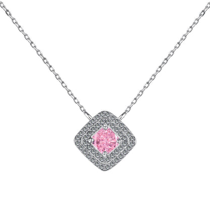 [ORA ]Sparkling Asscher Cut Necklace