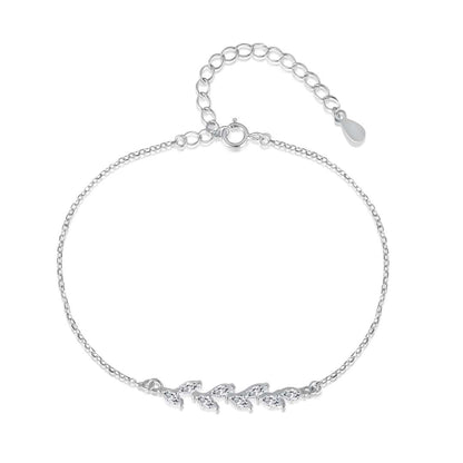 [ORA ]Elegant Wheat Leaves Shape Bracelet