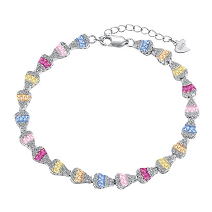 [ORA ]Radiant Water Drop Shape Daily Bracelet