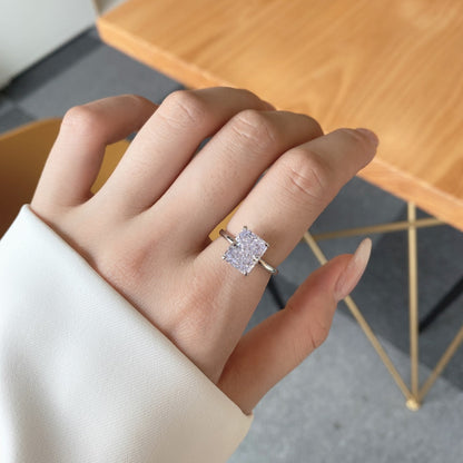 [ORA ]4.0 Carat Ornate Enchanting Radiand Cut Banquet Ring