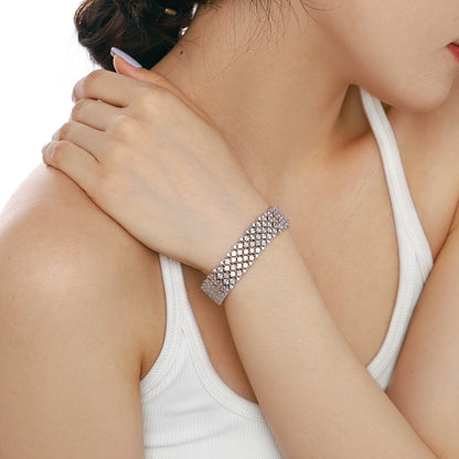 [ORA ]Ornate Elegant Round Cut Party Bracelet