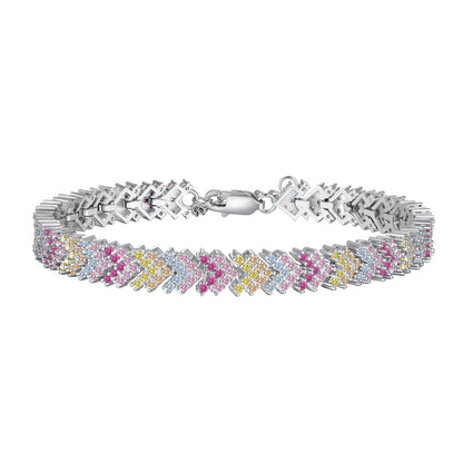[ORA ]Ornate Sparkling Round Cut Party Bracelet