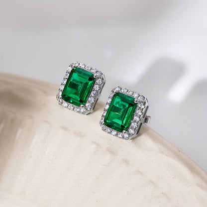 [ORA ]Luxurious Dainty Emerald Cut Banquet Earrings