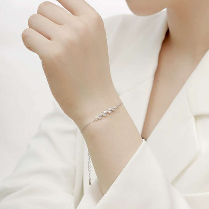 [ORA ]Elegant Wheat Leaves Shape Bracelet