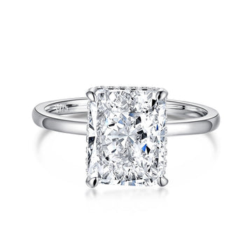 [ORA]4.0 Carat Ornate Enchanting Radiand Cut Banquet Ring