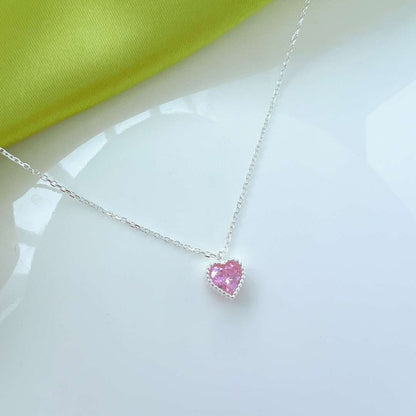 [ORA]Ornate Heart Shape Necklace