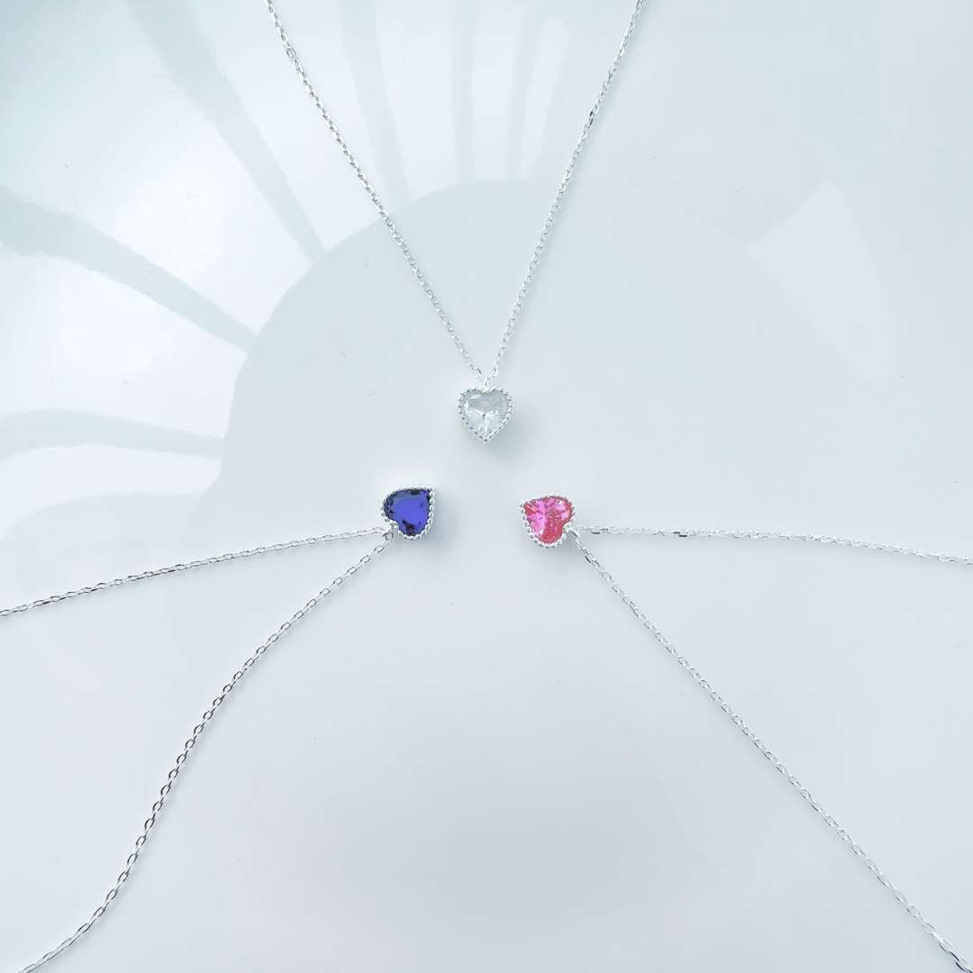 [ORA]Ornate Heart Shape Necklace