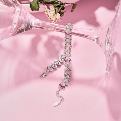 [ORA ]Dainty Exquisite Flower Shape Daily Bracelet