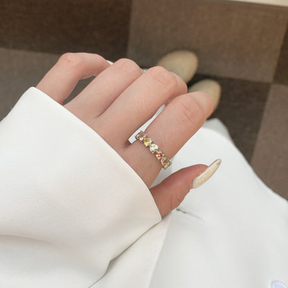 [ORA ]0.25 Carat Radiant Romance Heart Cut Lover Ring