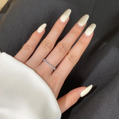 [ORA ]Elegant Resplendent Round Shape Party Ring