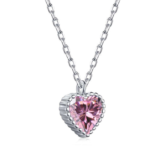 [ORA]Ornate Heart Shape Necklace