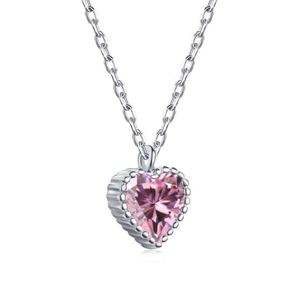 [ORA]Ornate Heart Shape Necklace