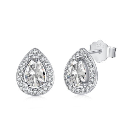 [ORA ]Luxurious Water Drop Shape Earrings
