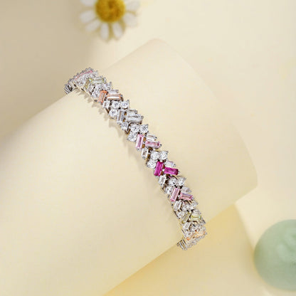 [ORA ]Dazzling Unique Multi Shape Daily Bracelet