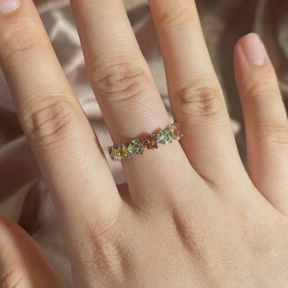 [ORA ]0.25 Carat Radiant Romance Heart Cut Lover Ring