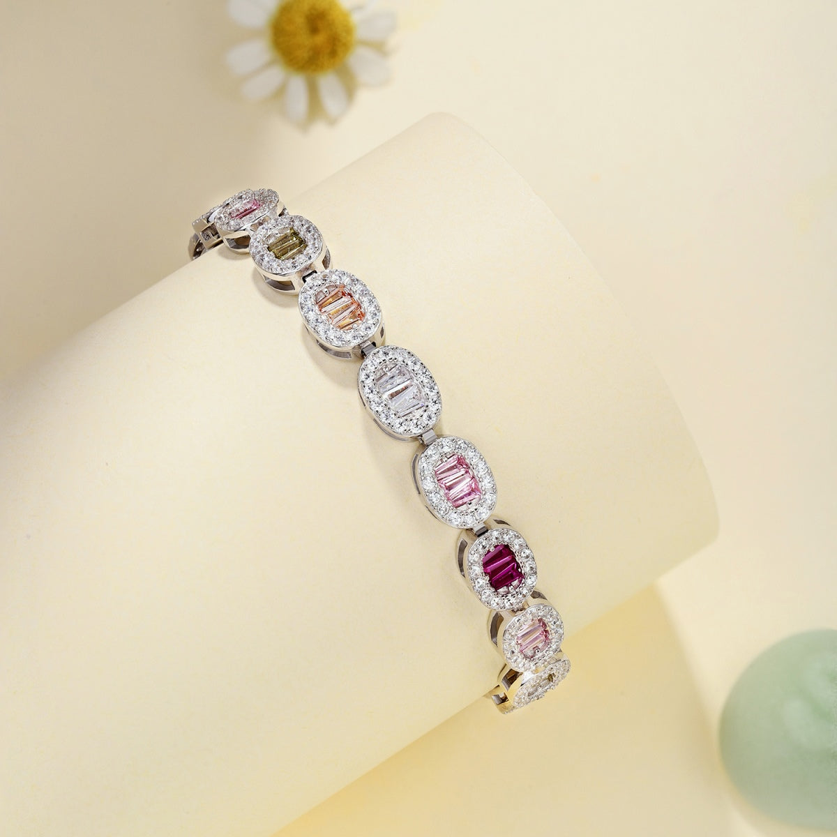 [ORA ]Exquisite Ornate Emerald Cut Daily Bracelet