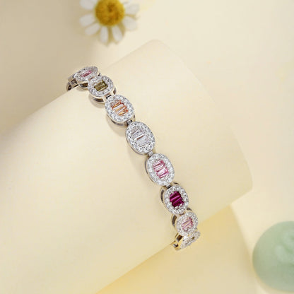 [ORA ]Exquisite Ornate Emerald Cut Daily Bracelet