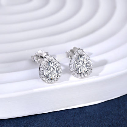 [ORA ]Luxurious Water Drop Shape Earrings
