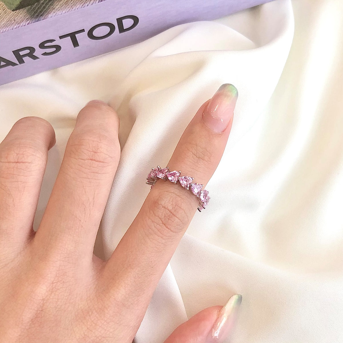 [ORA ]0.25 Carat Radiant Romance Heart Cut Lover Ring