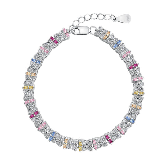 [ORA ]Unique Colorful Flower Shape Daily Bracelet