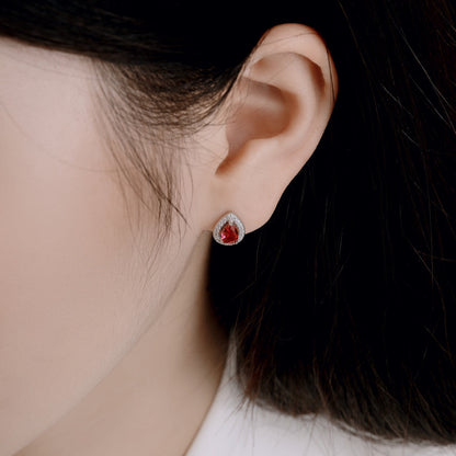 [ORA ]Luxurious Water Drop Shape Earrings