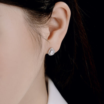 [ORA ]Luxurious Water Drop Shape Earrings