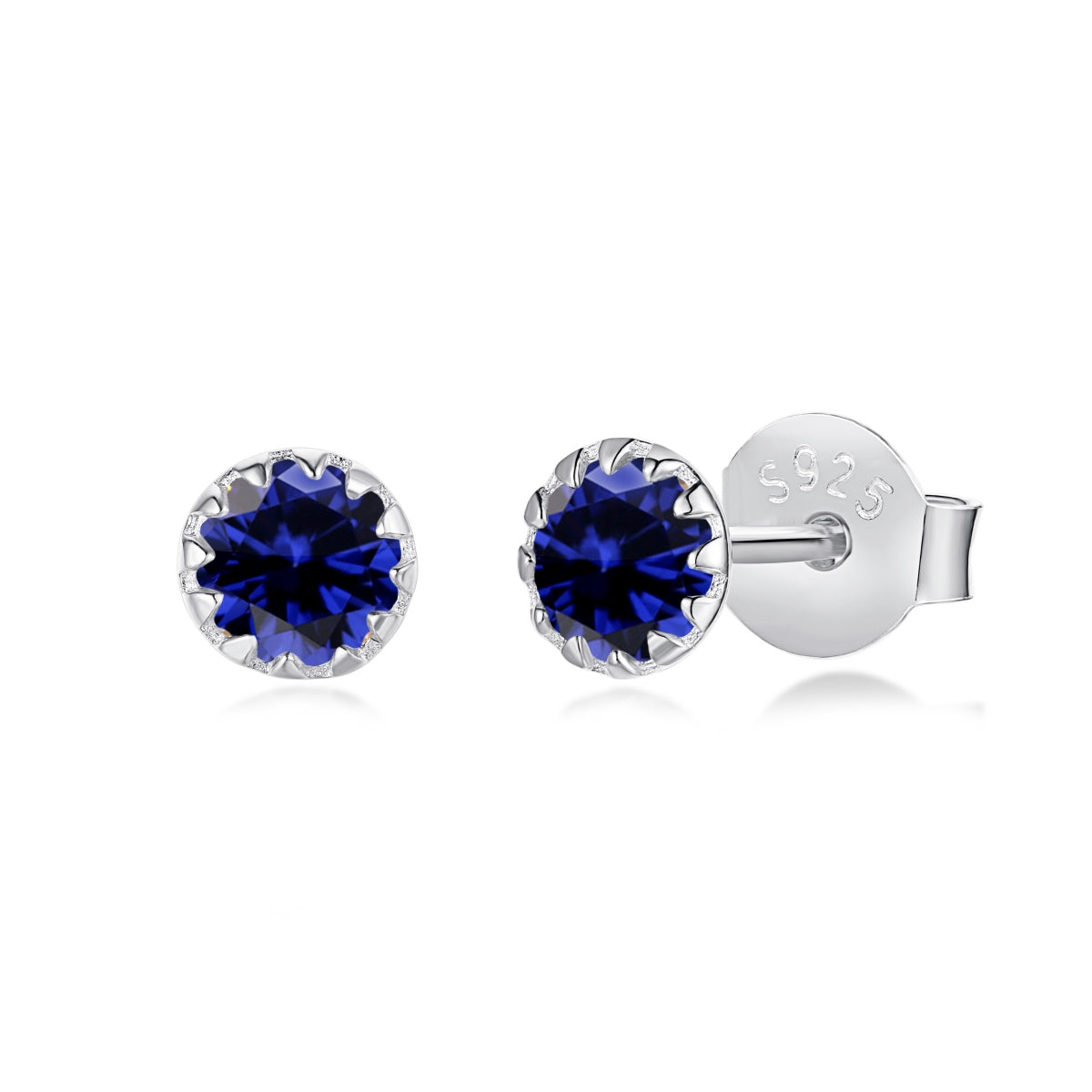 [ORA ]Sparkling Colorful Round Shape Earrings