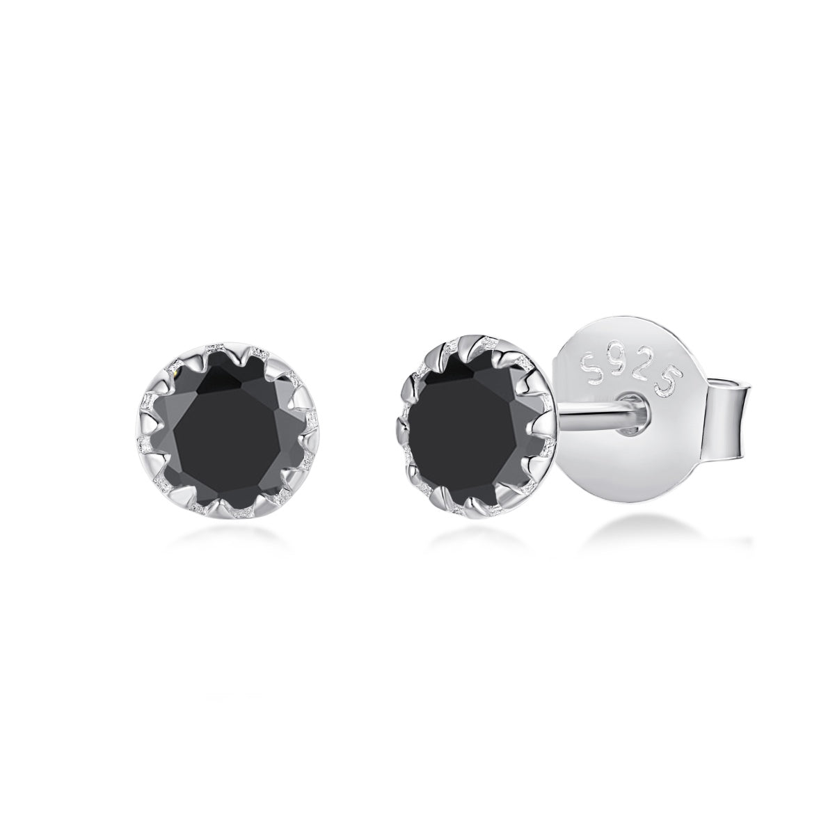 [ORA ]Sparkling Colorful Round Shape Earrings