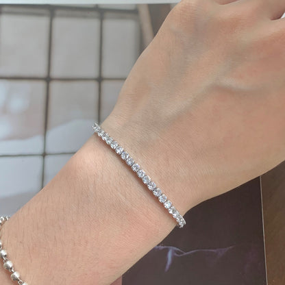 [ORA ]Sparkling Round Cut Daily Bracelet