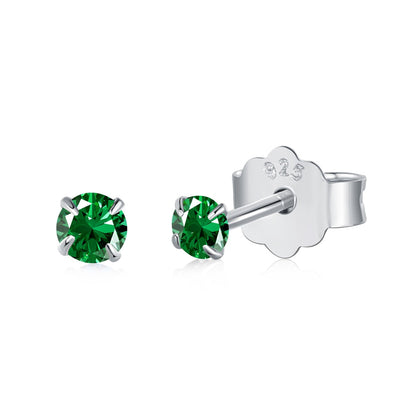 [ORA ]Delicate Solitaire Earrings