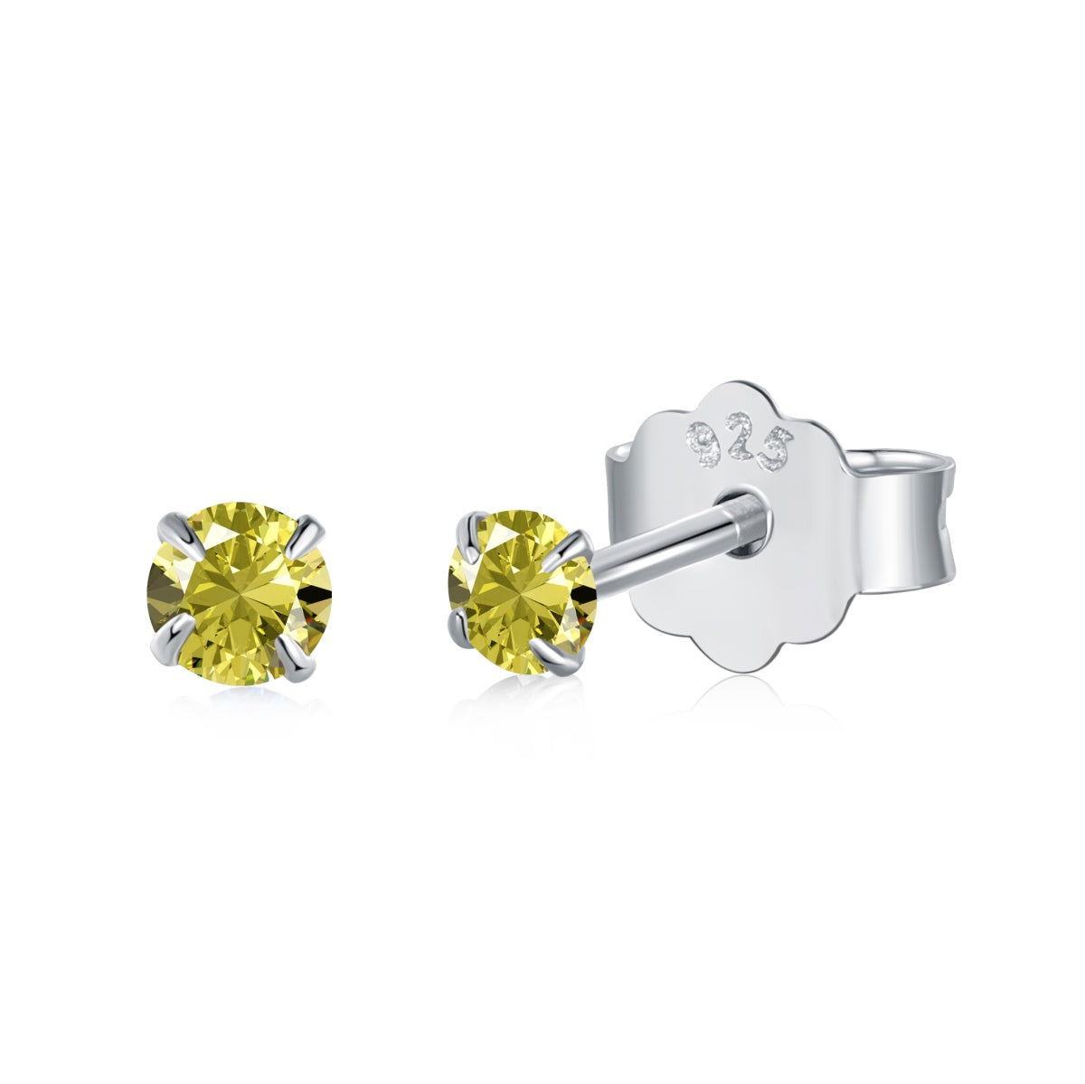 [ORA ]Delicate Solitaire Earrings