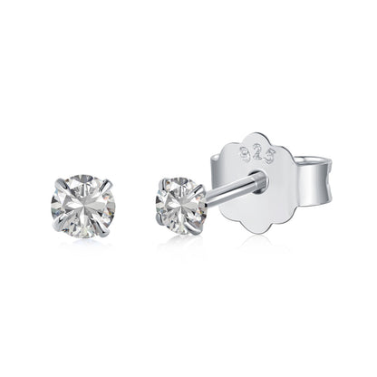 [ORA ]Delicate Solitaire Earrings