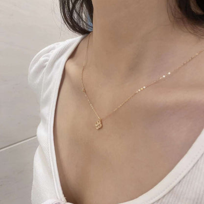[ORA ]Delicate Flower Shape Necklace
