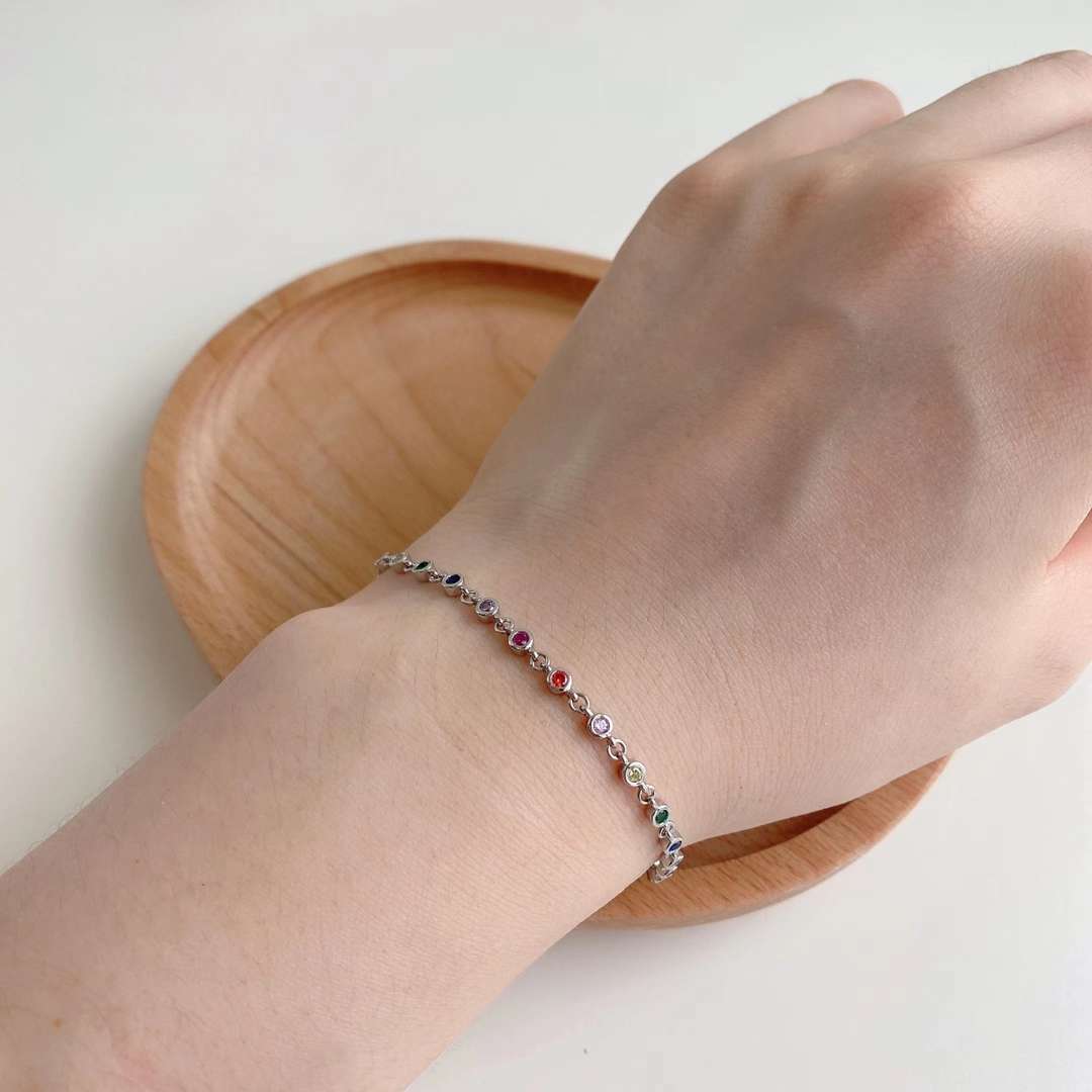 [ORA ]Colorful Bead Array Bracelet