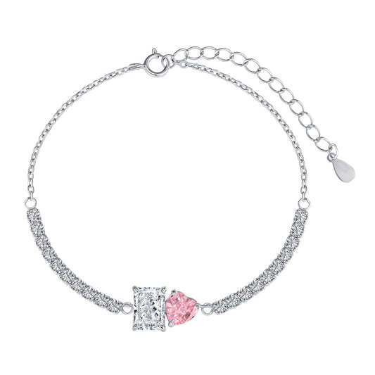 [ORA ]Dazzling Unique Multi Shape Lover Bracelet