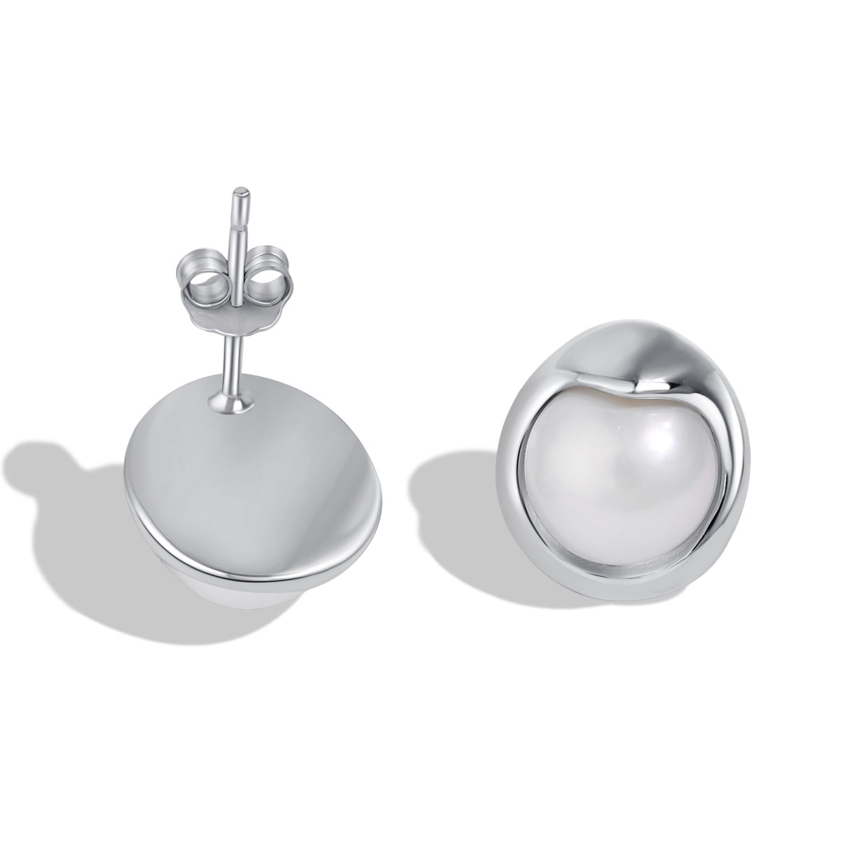 [ORA]Dainty Bread Pearl Earrings