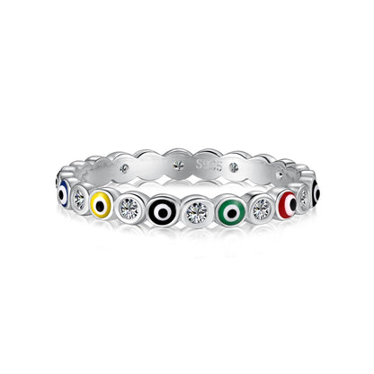 [ORA ]Sparkling Vibrant Round Shape Daily Ring