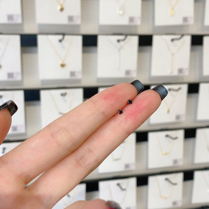 [ORA ]Delicate Solitaire Earrings