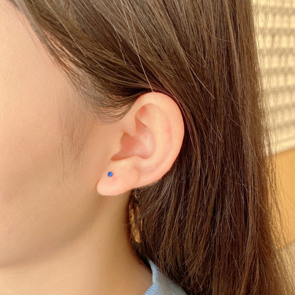 [ORA ]Delicate Solitaire Earrings