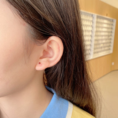 [ORA ]Delicate Solitaire Earrings