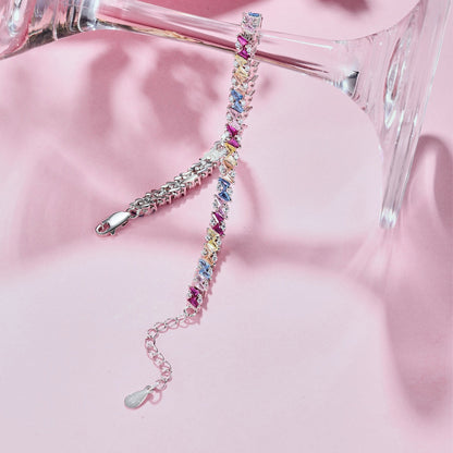 [ORA ]Ornate Sparkling Multi Cut Party Bracelet