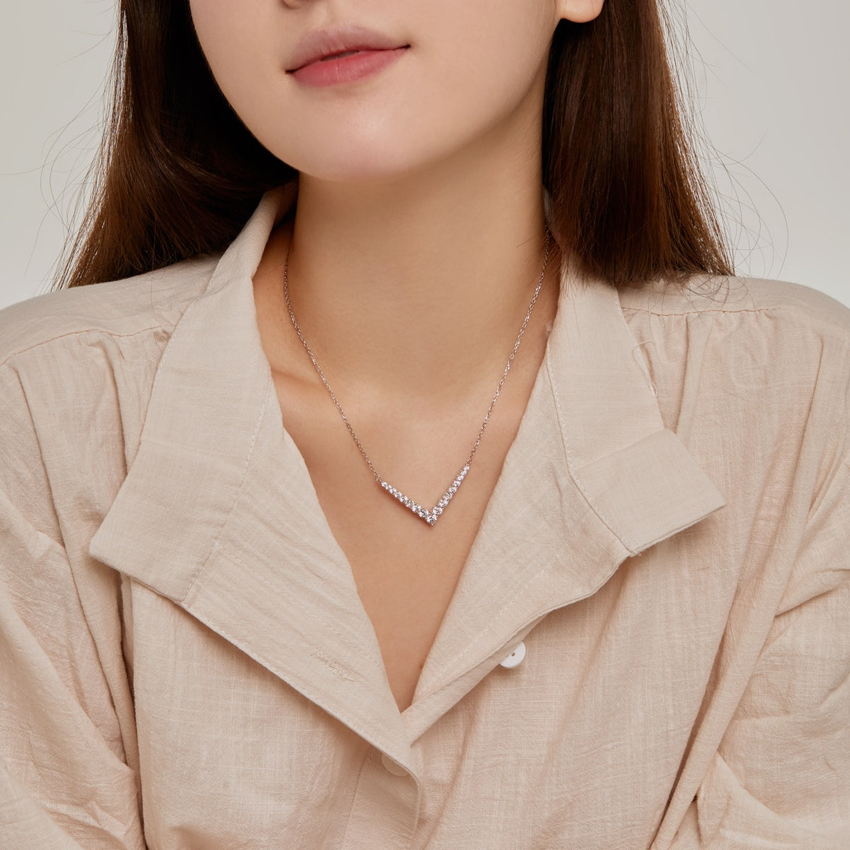 [ORA ]Ornate Round Cut Necklace