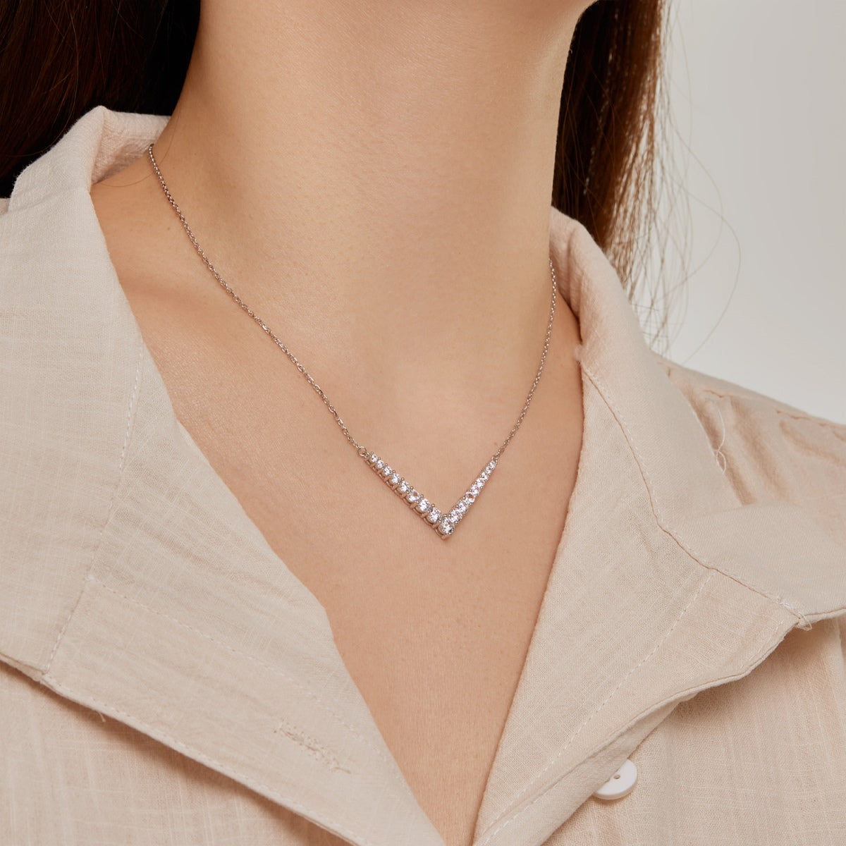[ORA ]Ornate Round Cut Necklace